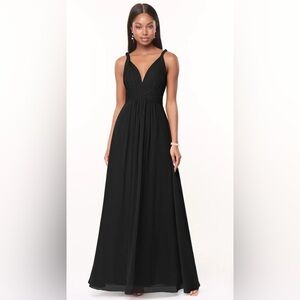 Azazie Maren Bridesmaid / Black Tie Dress Size 6